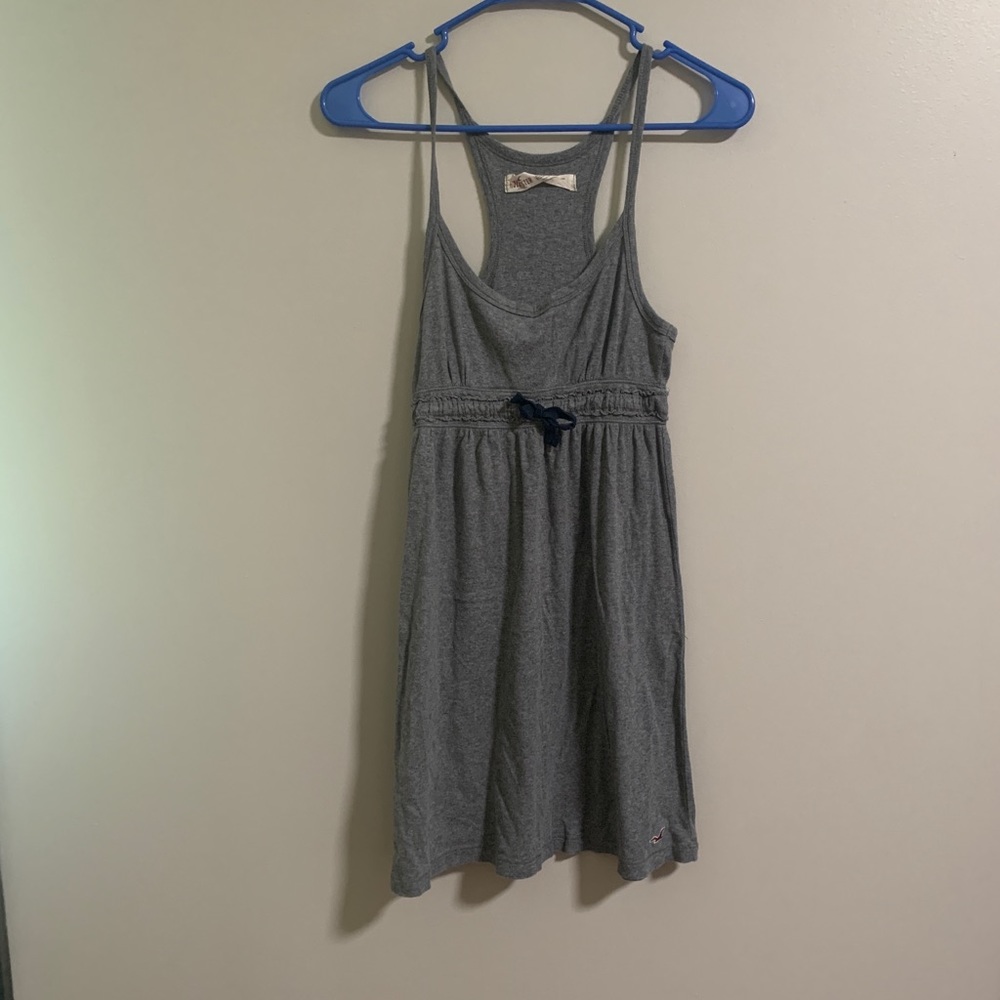 Hollister 100% Cotton Gray Dress